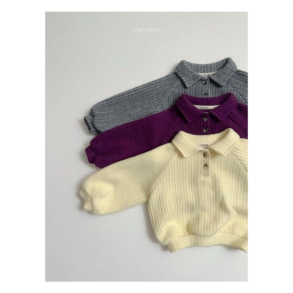minirobe ボーイカラーのスウェット