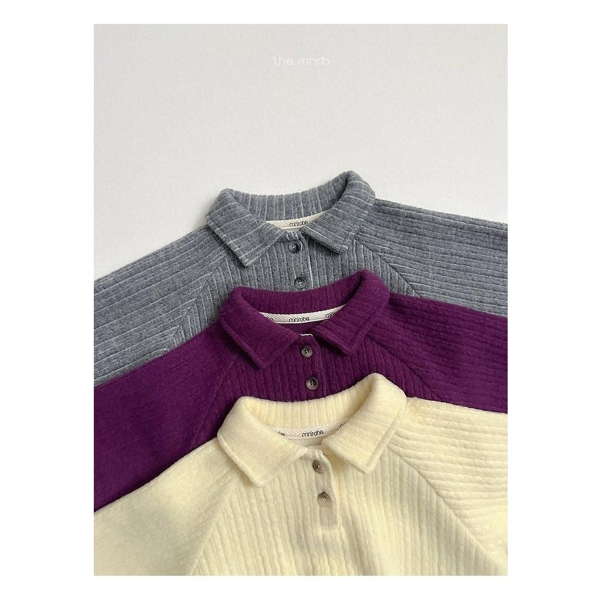 minirobe ボーイカラーのスウェット