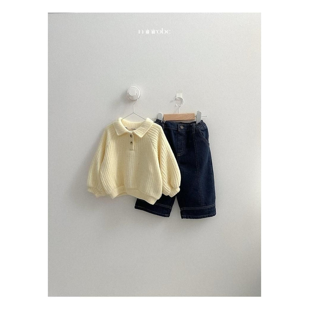 minirobe ボーイカラーのスウェット