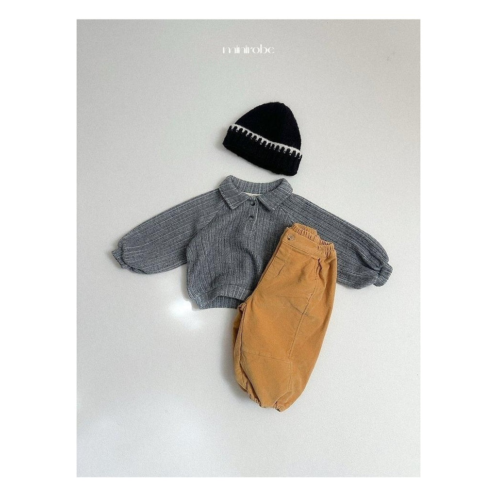 minirobe ボーイカラーのスウェット