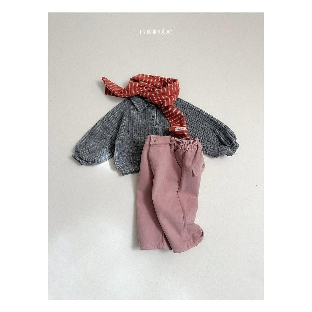 minirobe ボーイカラーのスウェット