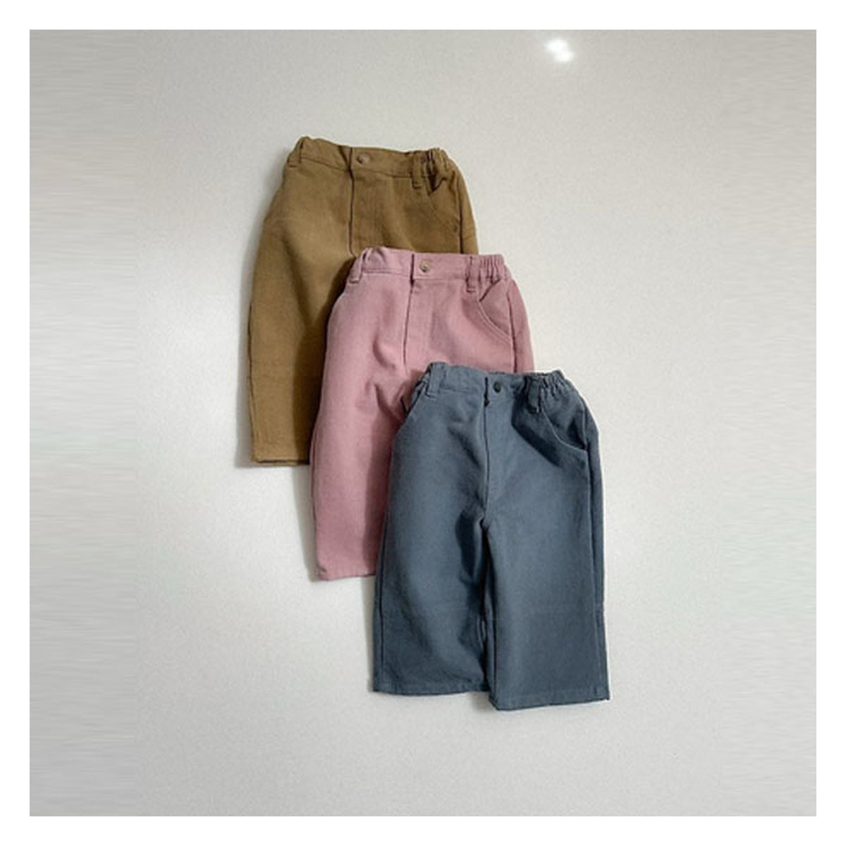 minirobe ボタンピーチパンツ