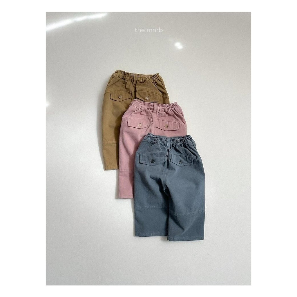 minirobe ボタンピーチパンツ