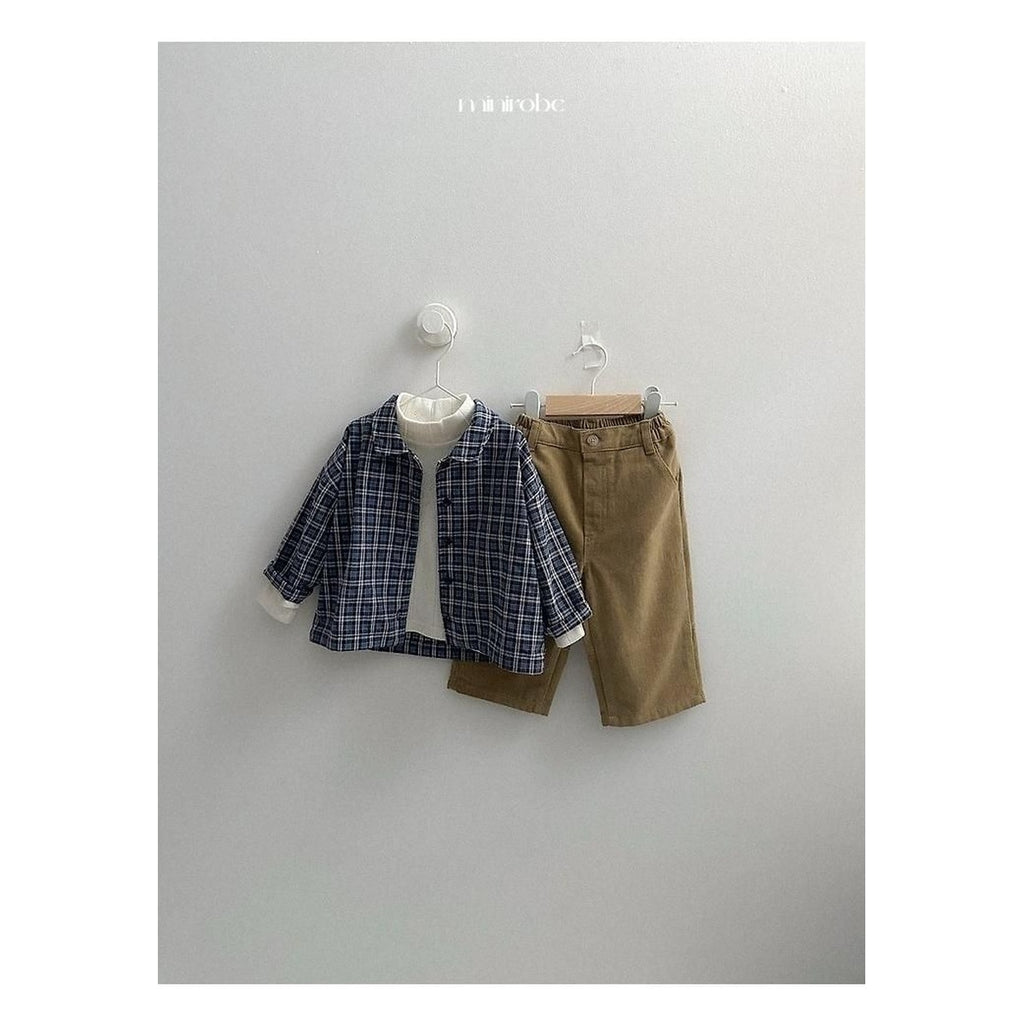 minirobe ボタンピーチパンツ