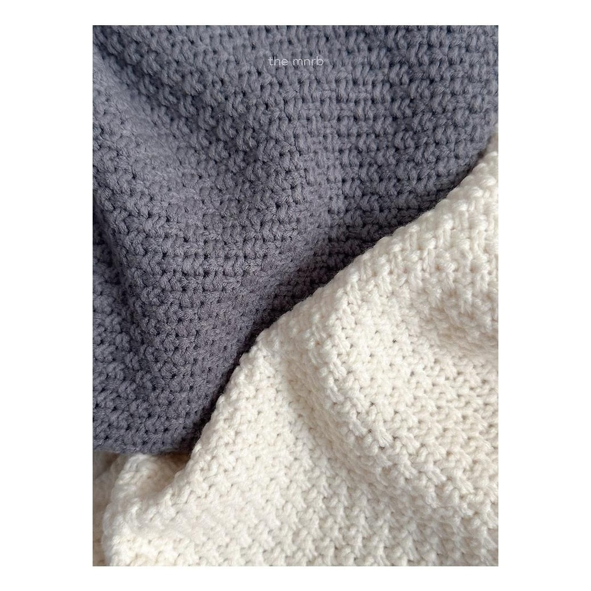 minirobe ワッフルハイネックカーディガン