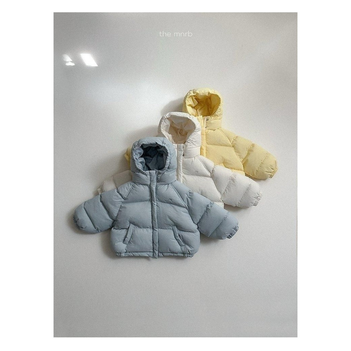 minirobe ロゴ入りロングパディング