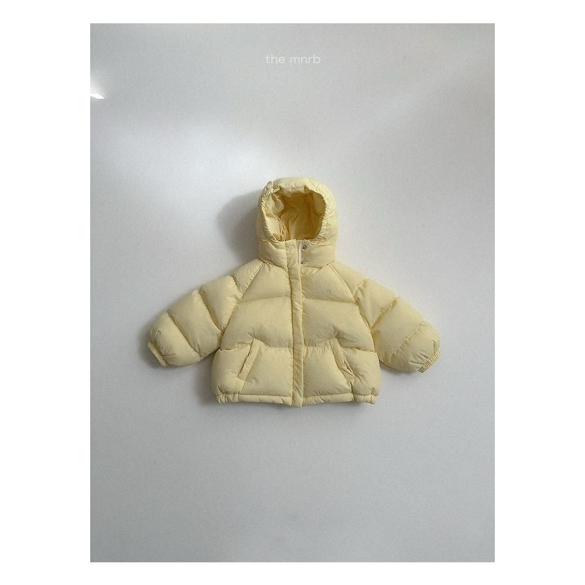 minirobe ロゴ入りロングパディング