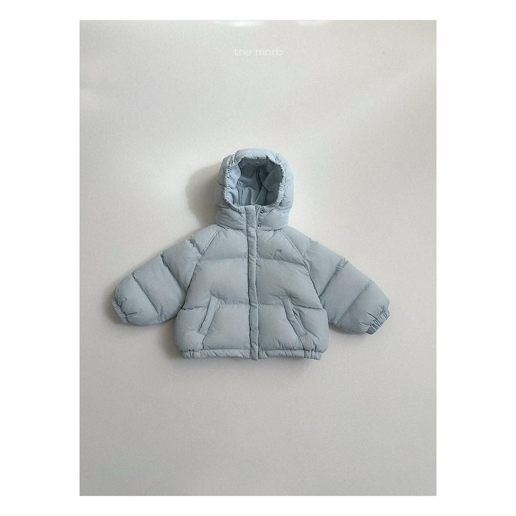 minirobe ロゴ入りロングパディング
