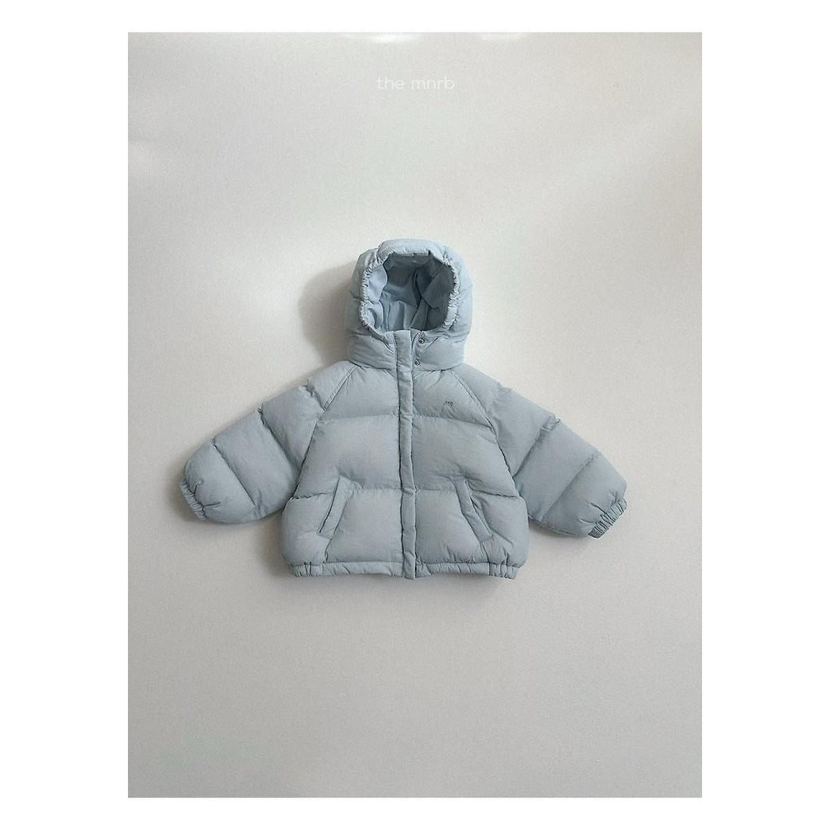 minirobe ロゴ入りロングパディング