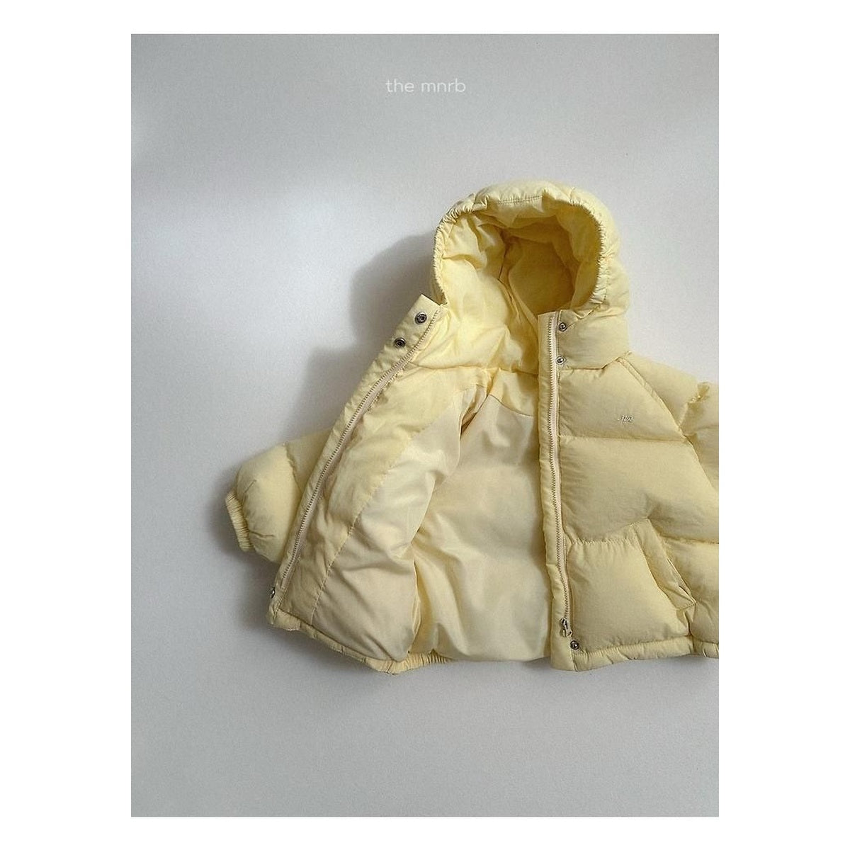 minirobe ロゴ入りロングパディング