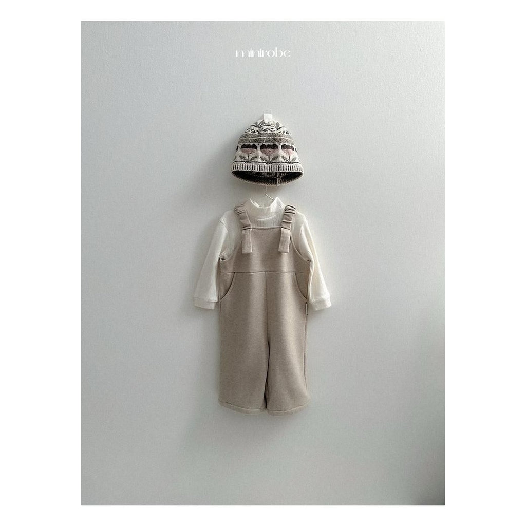 minirobe フラワージャガードビーニー FREE