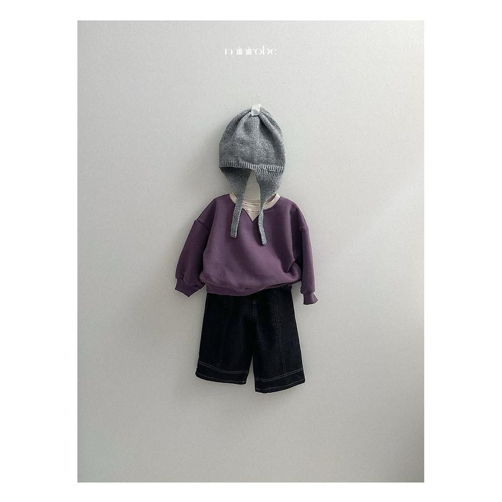 minirobe 耳当てニットビーニー FREE