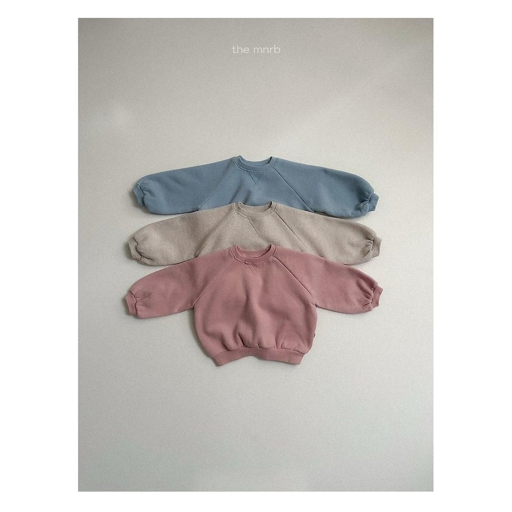 minirobe ラグランラウンドスウェット
