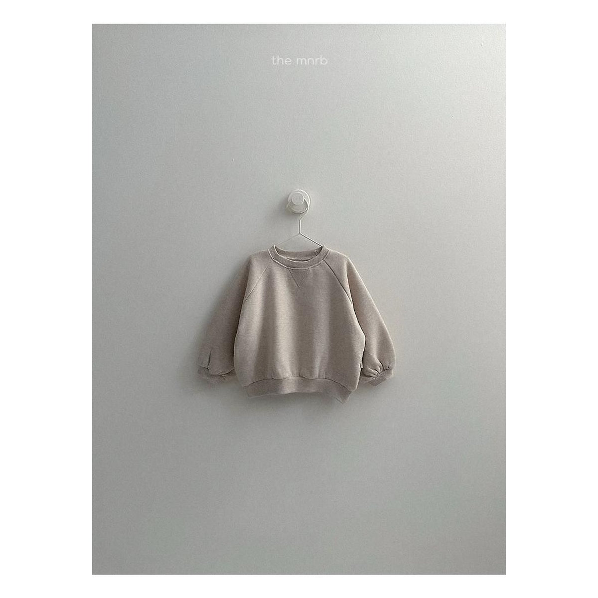 minirobe ラグランラウンドスウェット
