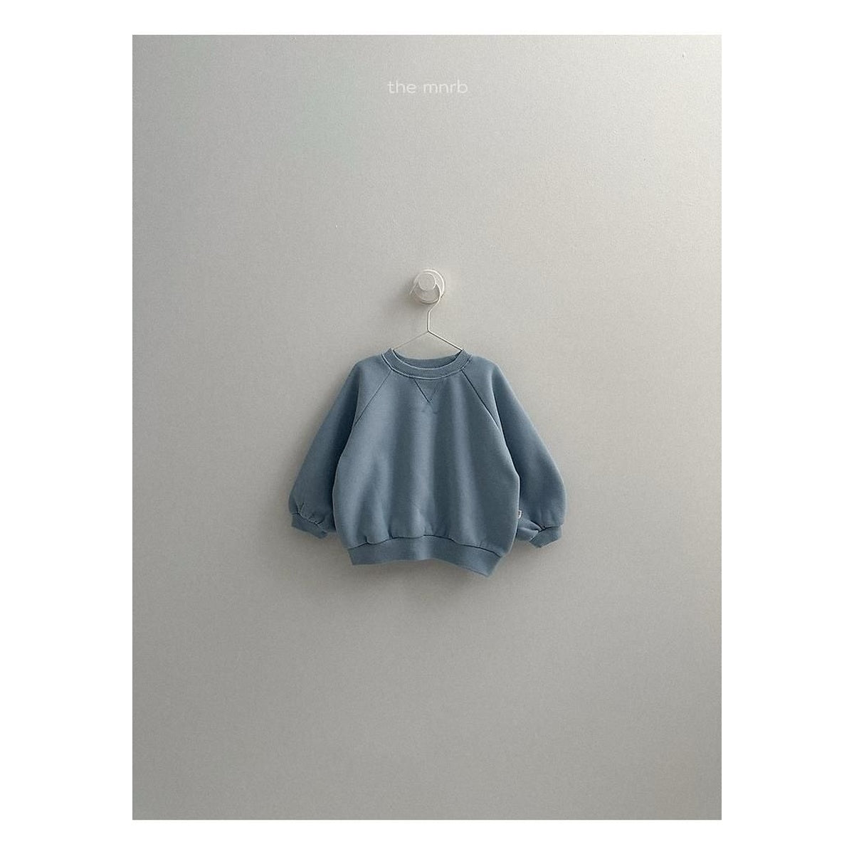 minirobe ラグランラウンドスウェット