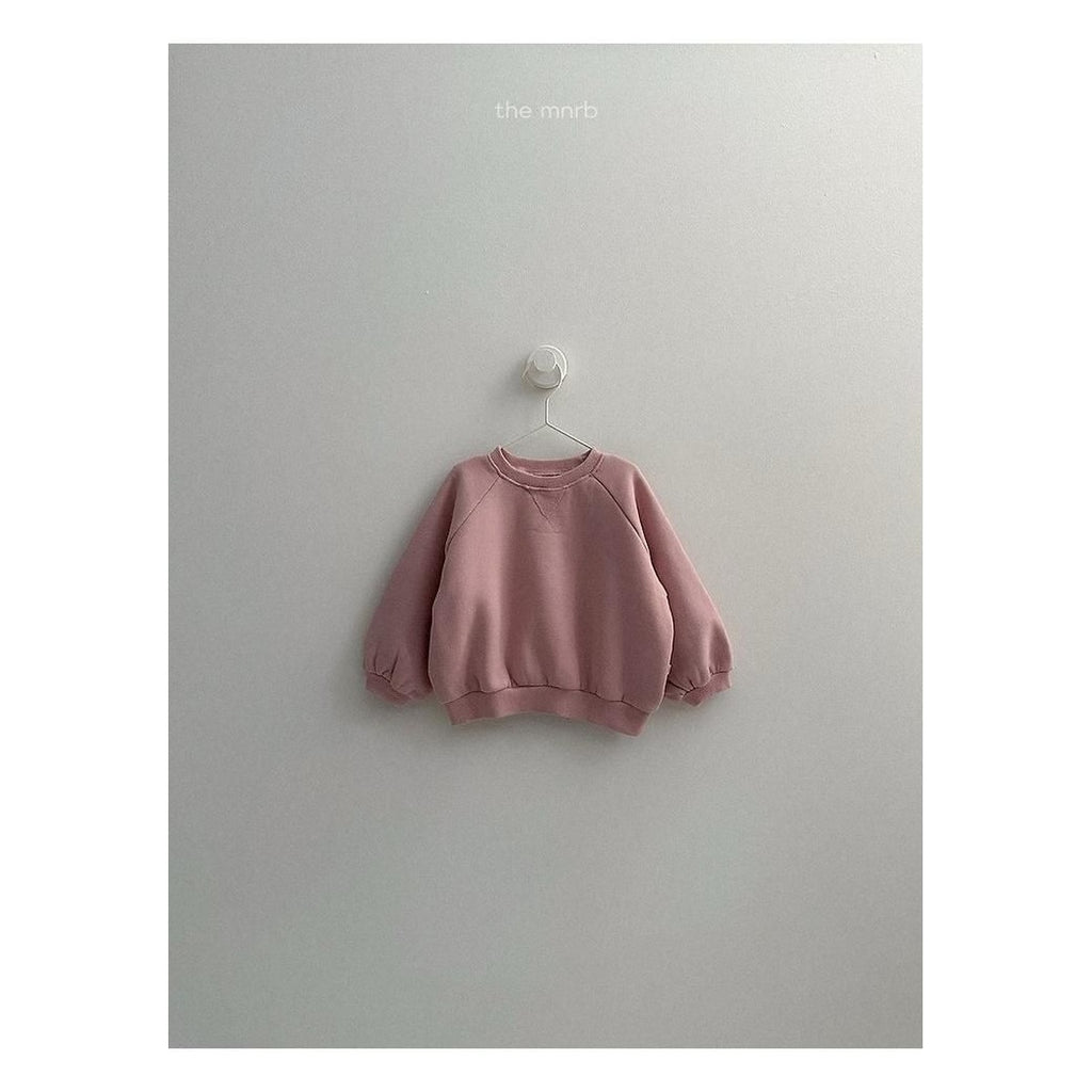 minirobe ラグランラウンドスウェット