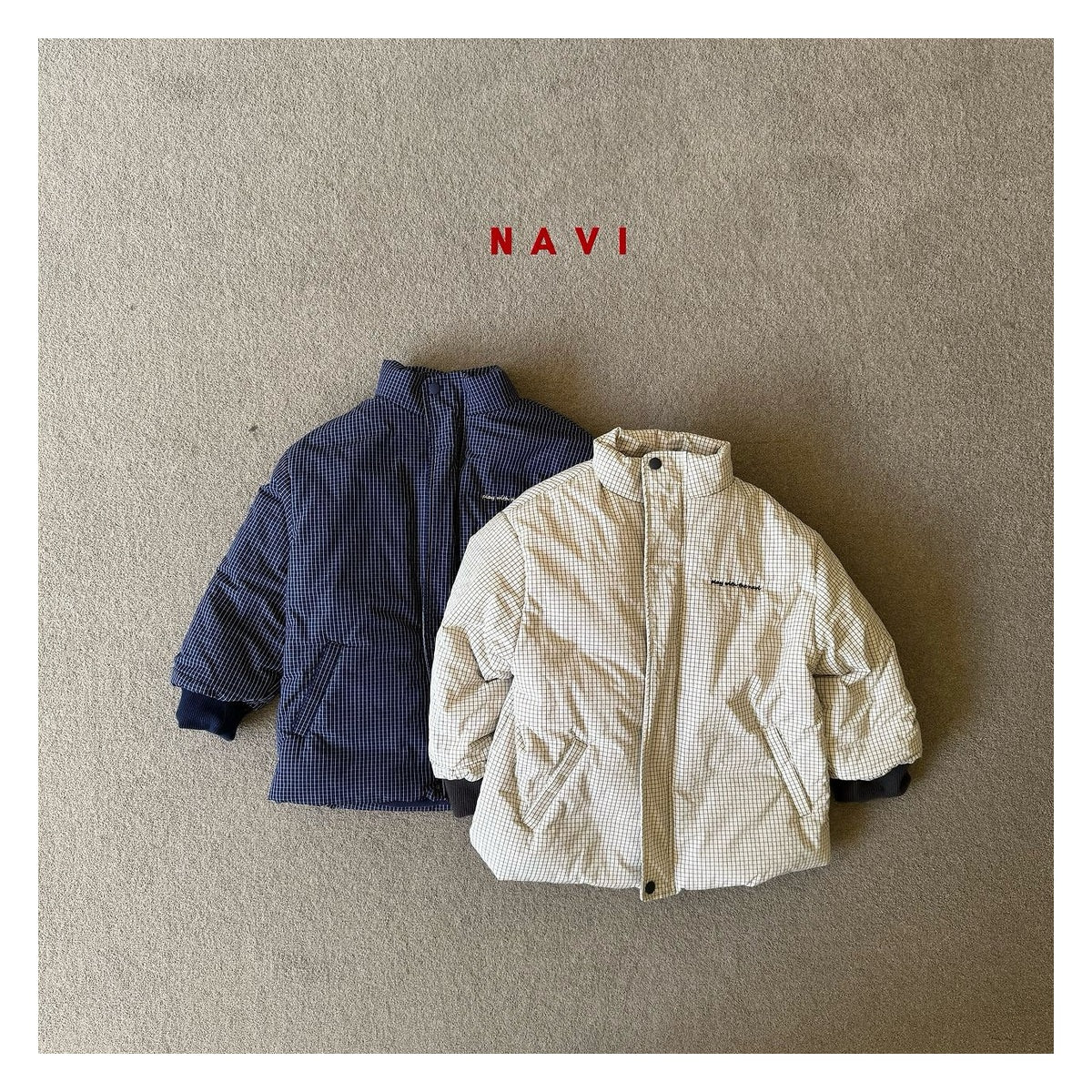 NAVI ダウンハーフパーカー