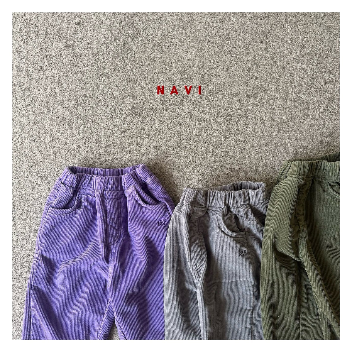 NAVI ウィンターコーデュロイパンツ