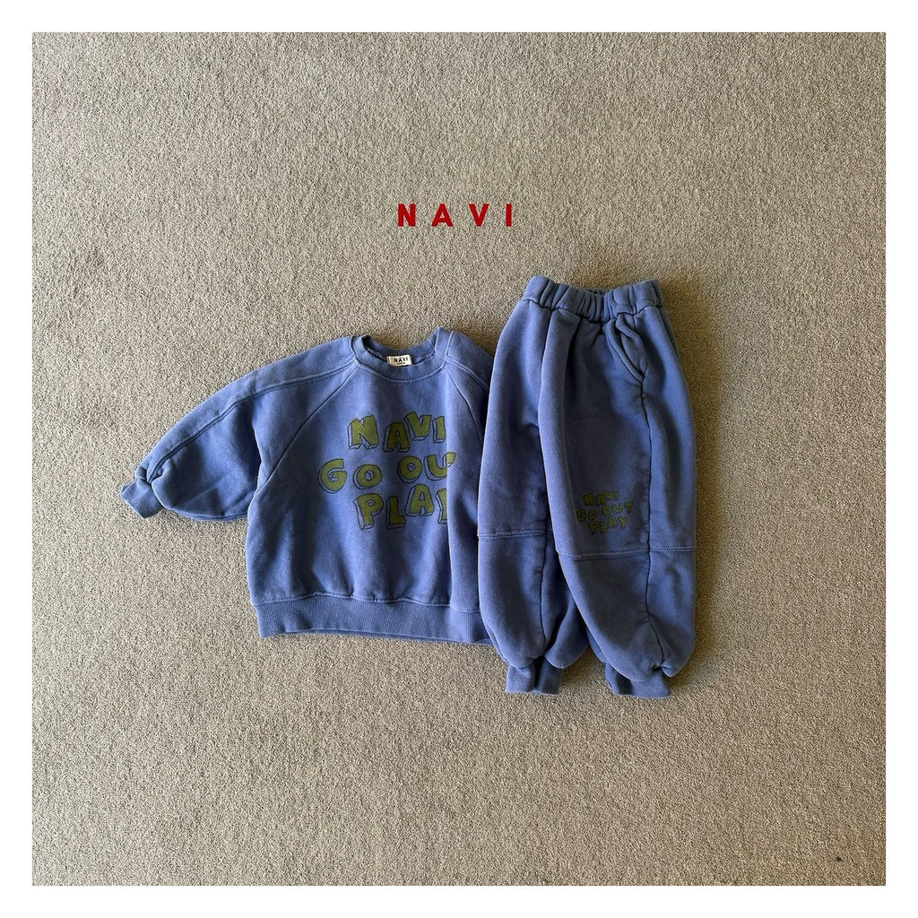 NAVI パネル スウェット