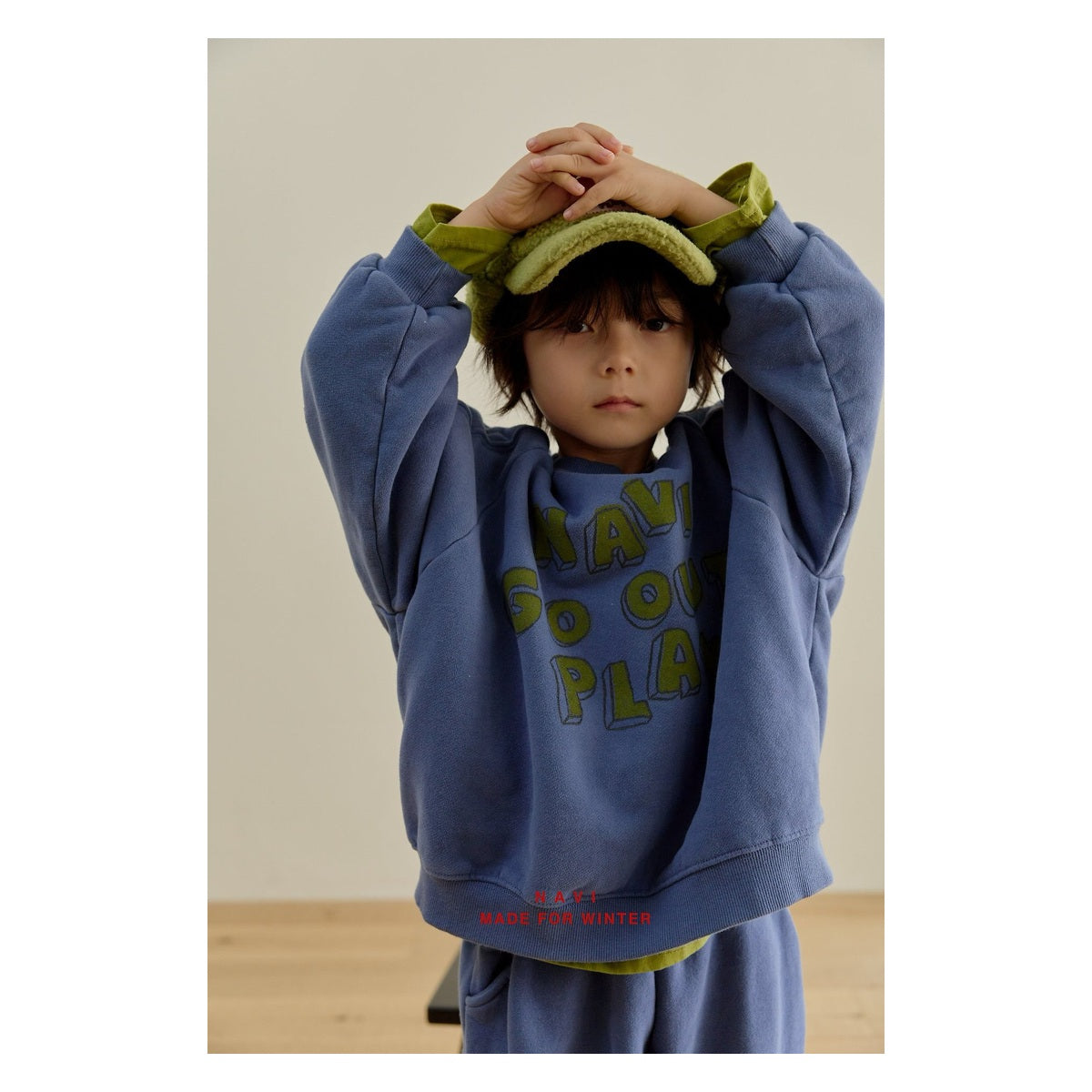 NAVI パネル スウェット