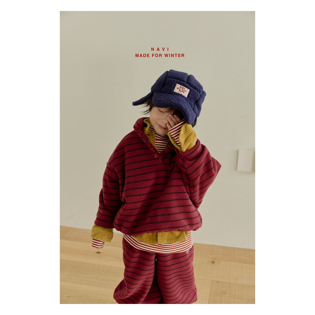 NAVI フリースボタンTシャツ