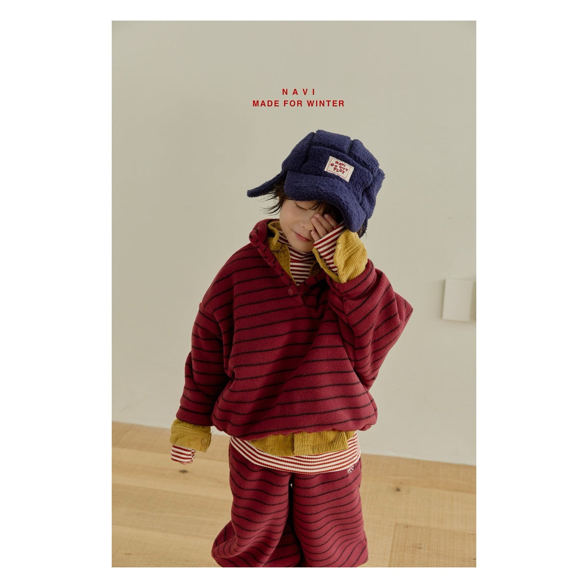 NAVI フリースボタンTシャツ