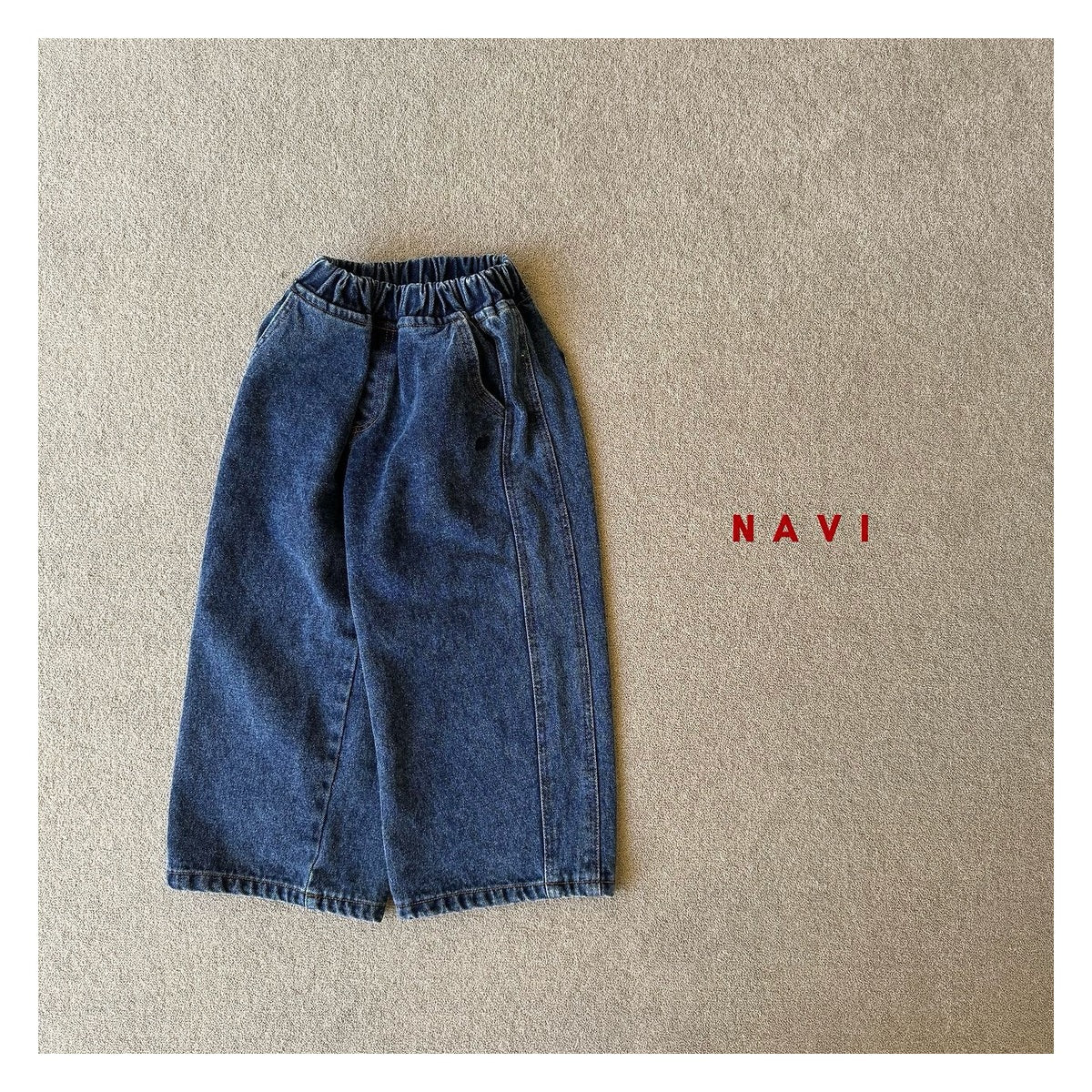 NAVI ワイドデニムパンツ