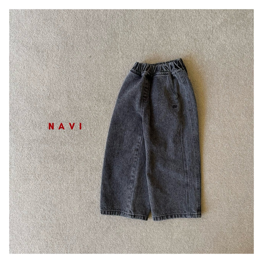 NAVI ワイドデニムパンツ