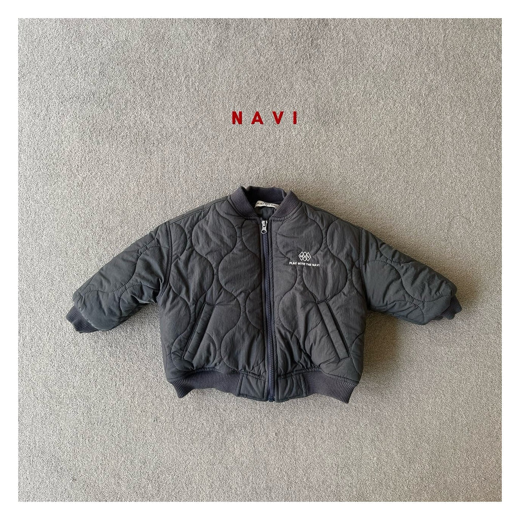NAVI ボンバー パディングジャンパー