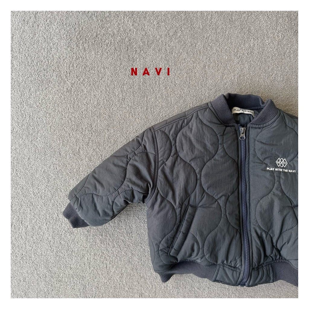 NAVI ボンバー パディングジャンパー