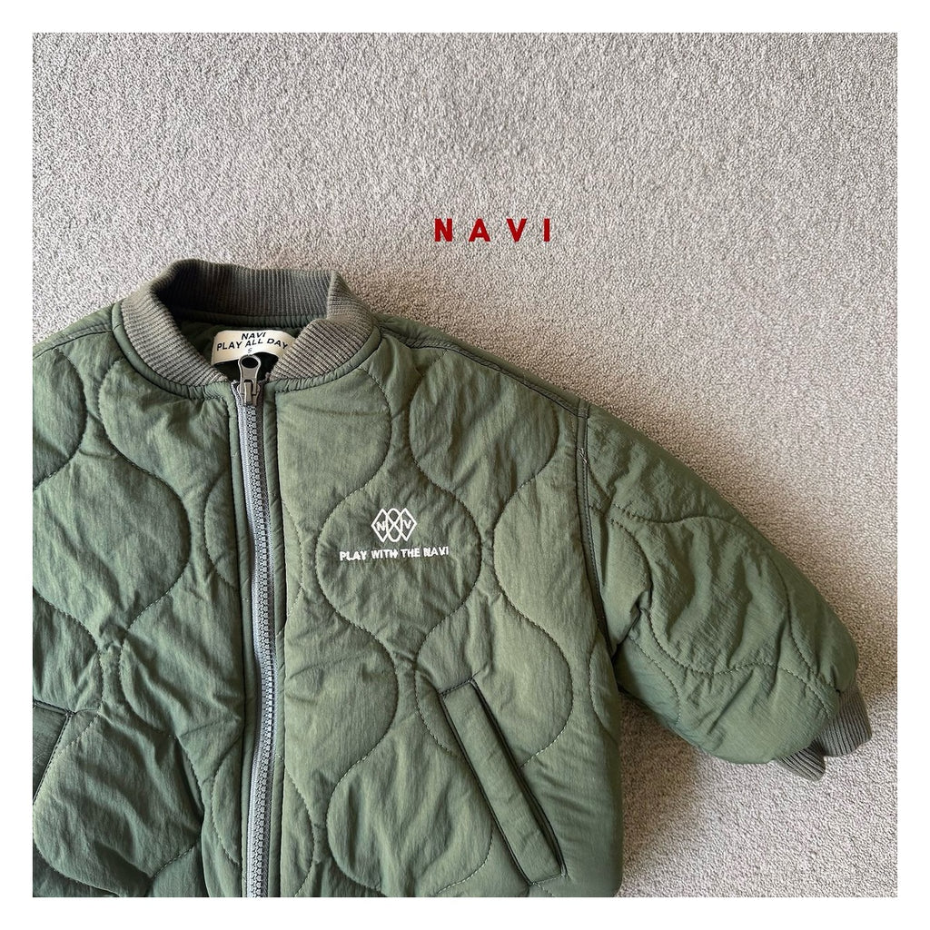 NAVI ボンバー パディングジャンパー
