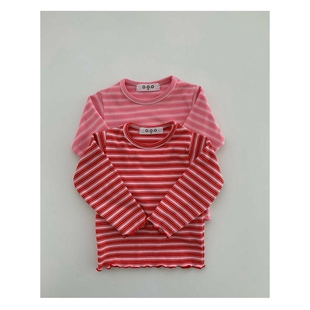 O.O.O いちごジャムストライプTシャツ