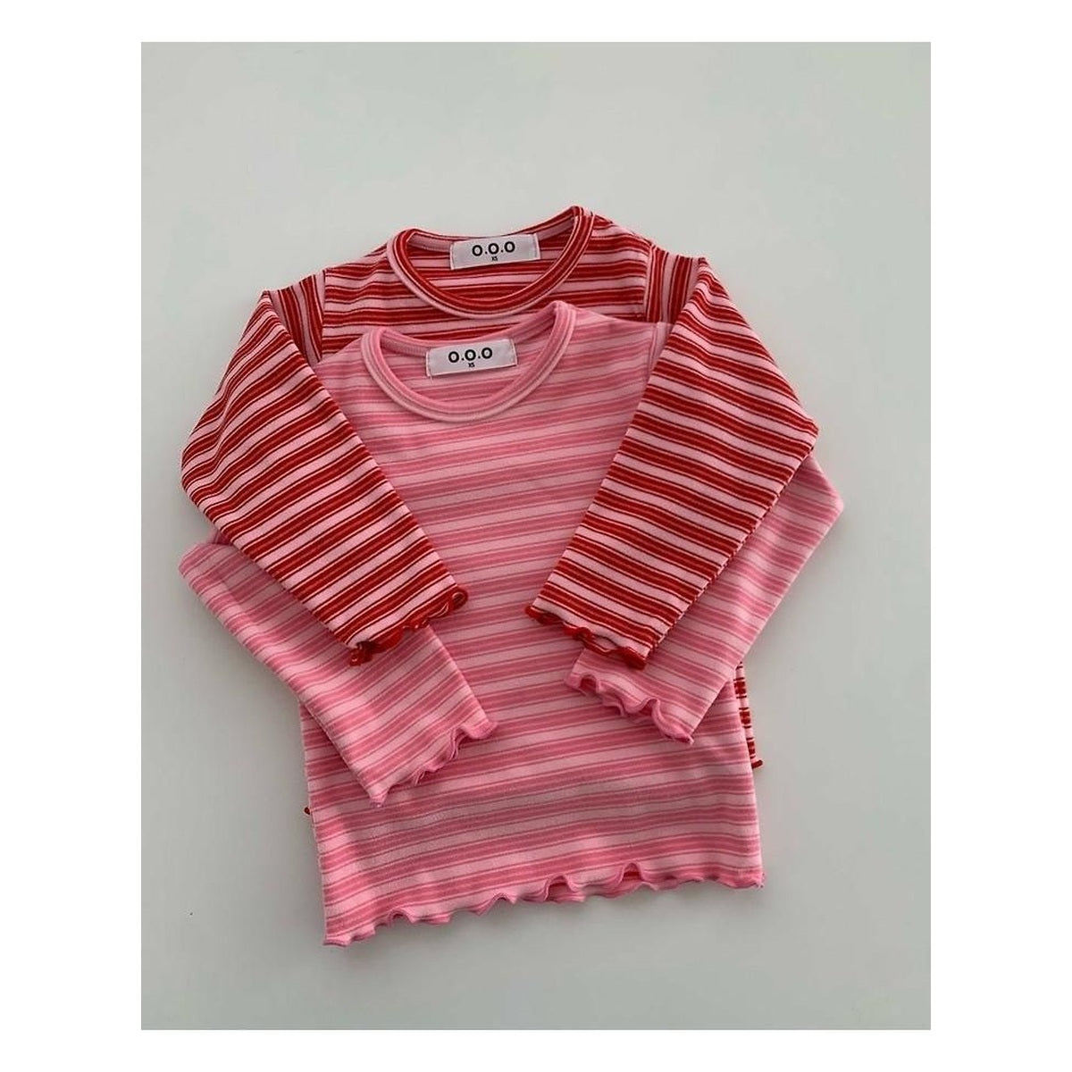 O.O.O いちごジャムストライプTシャツ