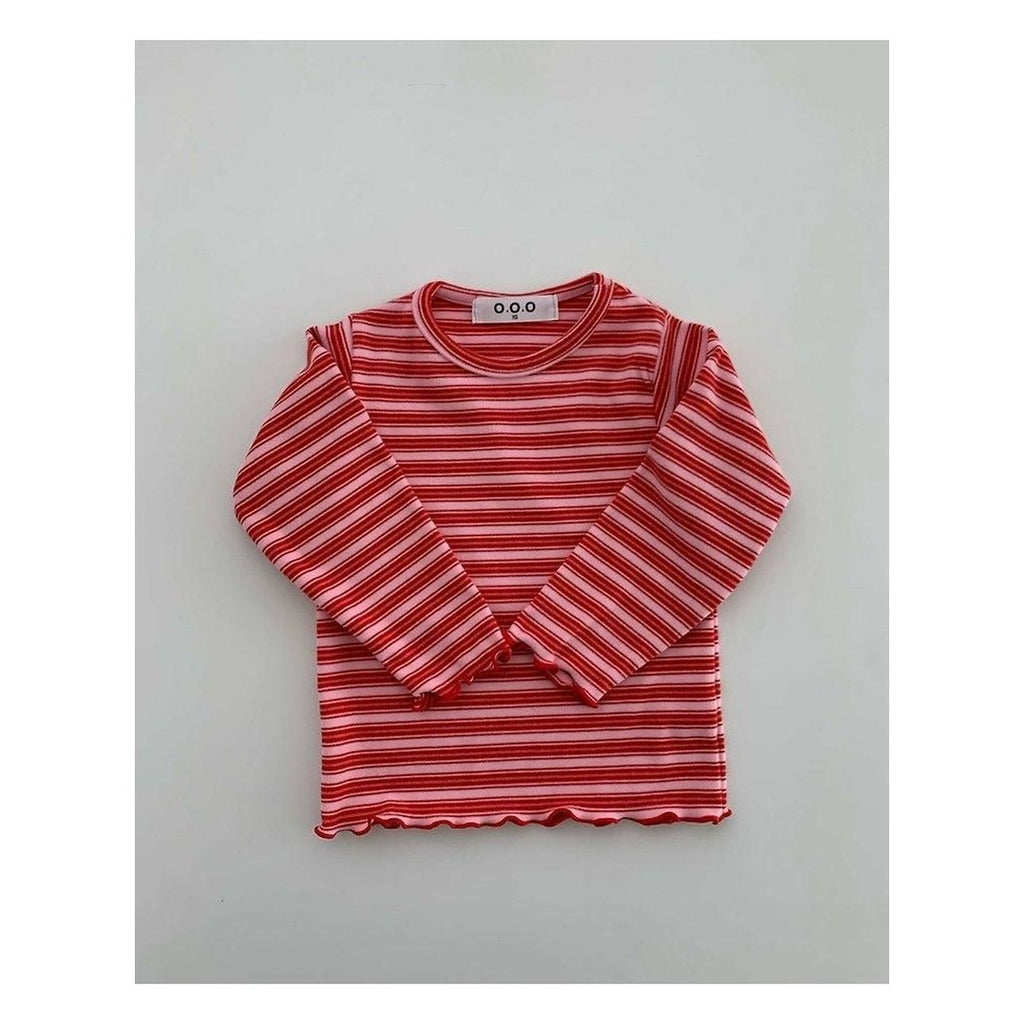 O.O.O いちごジャムストライプTシャツ