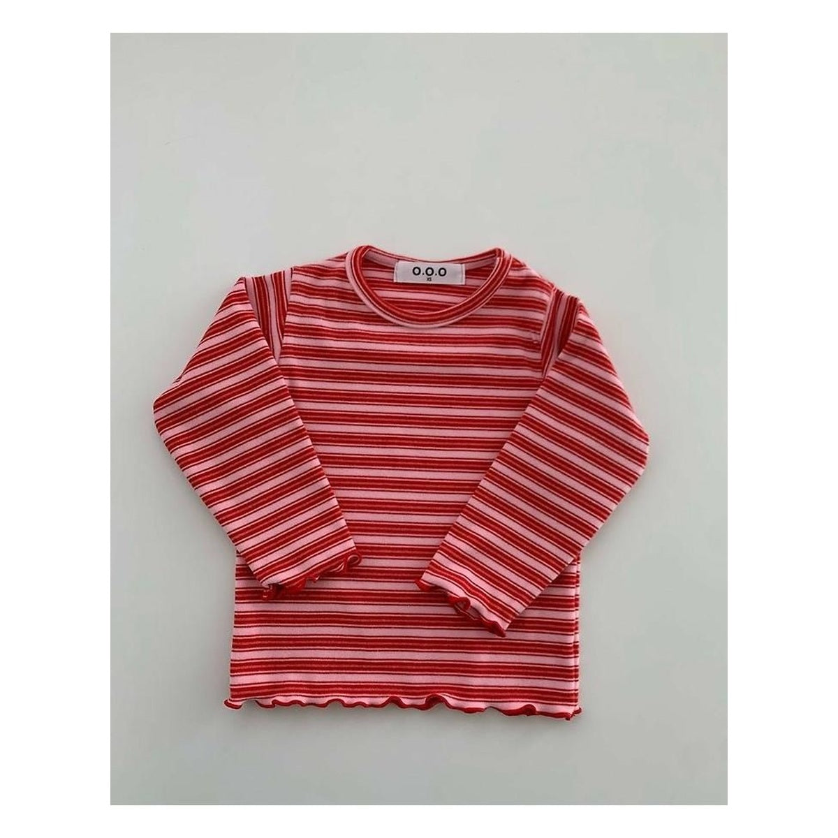 O.O.O いちごジャムストライプTシャツ