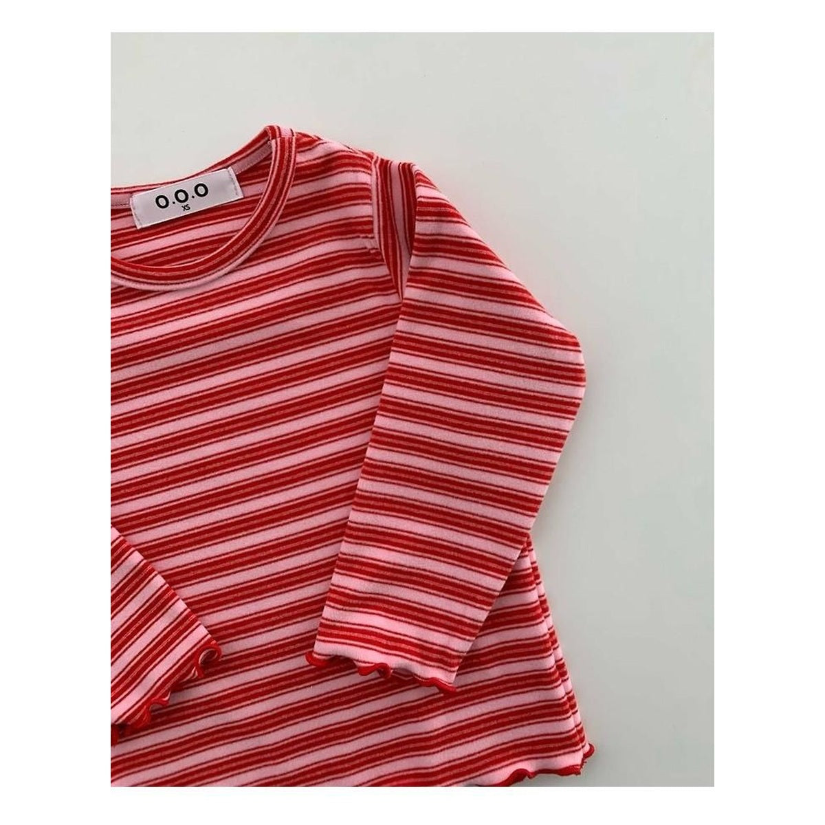 O.O.O いちごジャムストライプTシャツ
