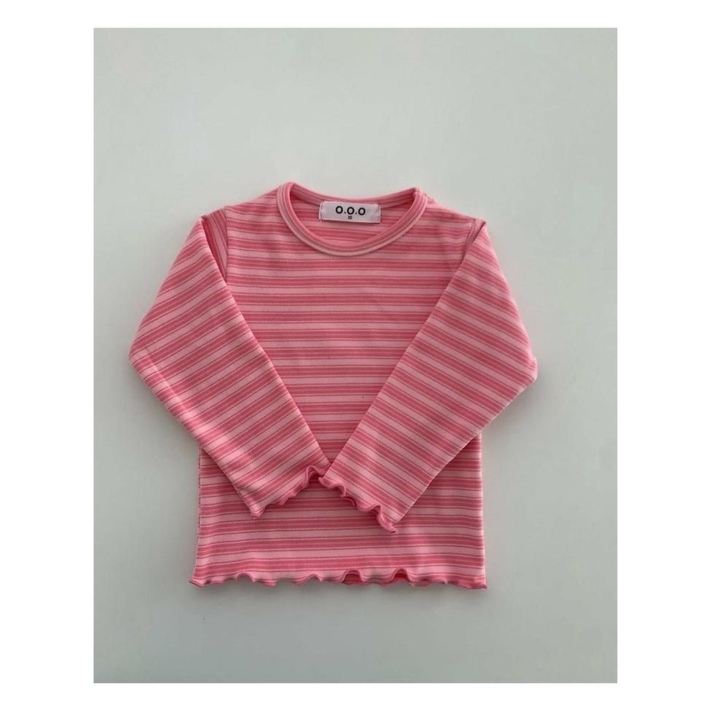 O.O.O いちごジャムストライプTシャツ