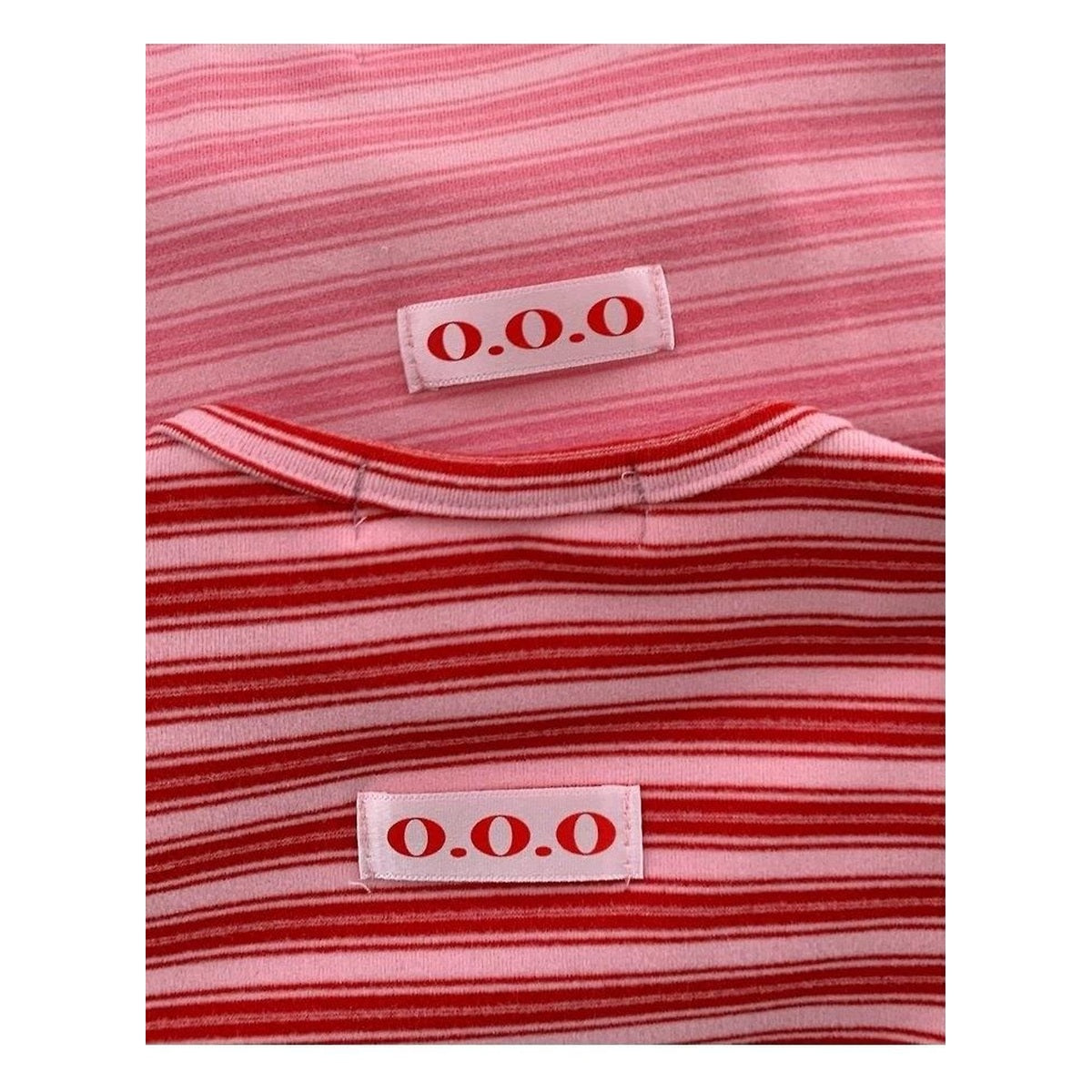 O.O.O いちごジャムストライプTシャツ