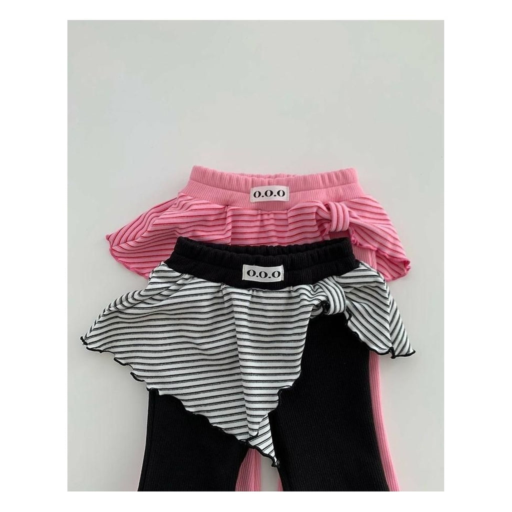 O.O.O ぽってプリルブーツカットパンツ