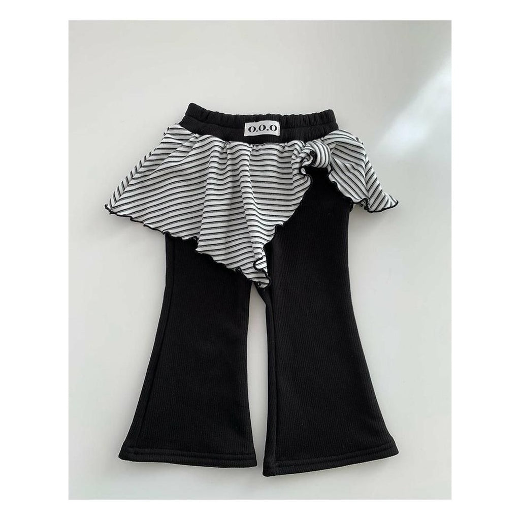 O.O.O ぽってプリルブーツカットパンツ