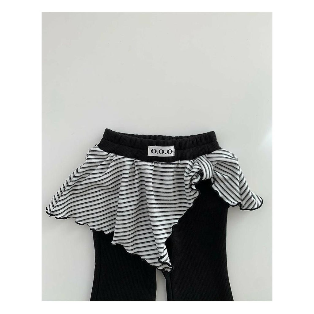 O.O.O ぽってプリルブーツカットパンツ