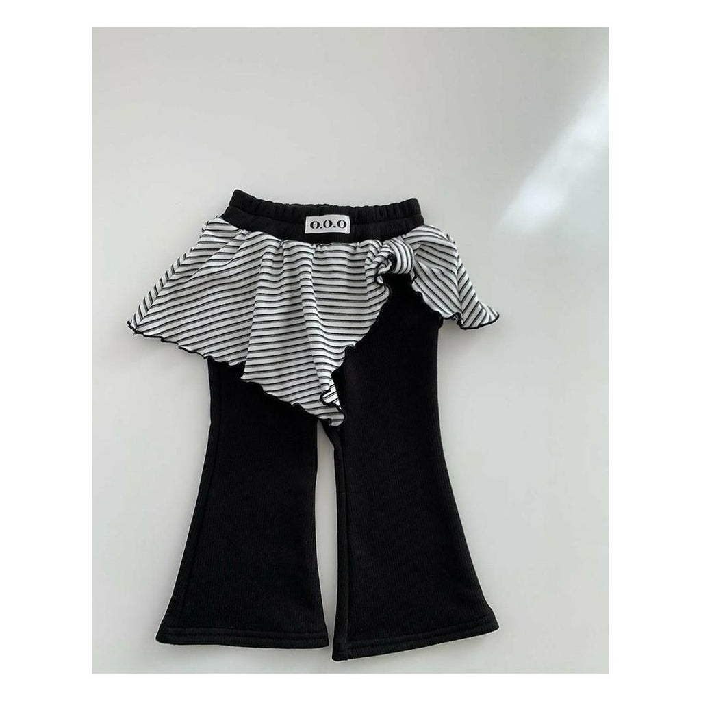 O.O.O ぽってプリルブーツカットパンツ