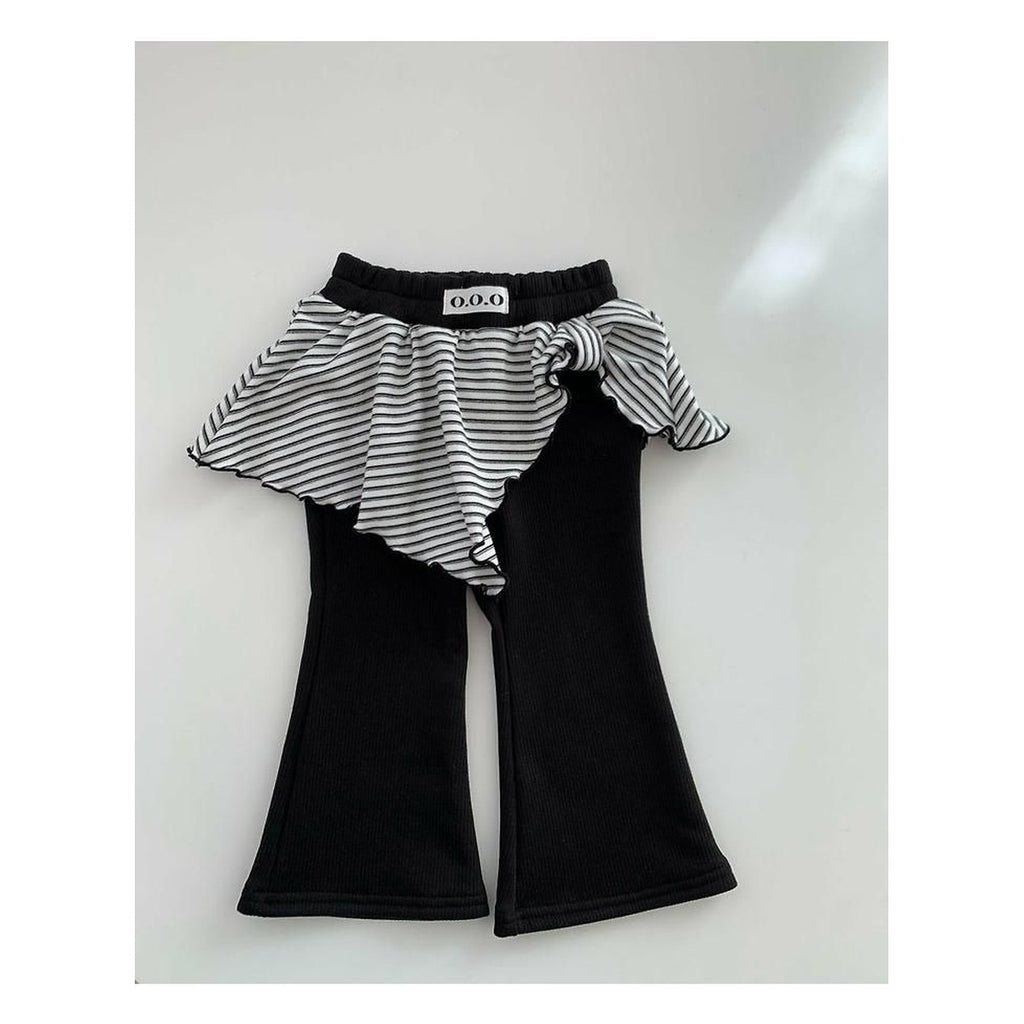 O.O.O ぽってプリルブーツカットパンツ