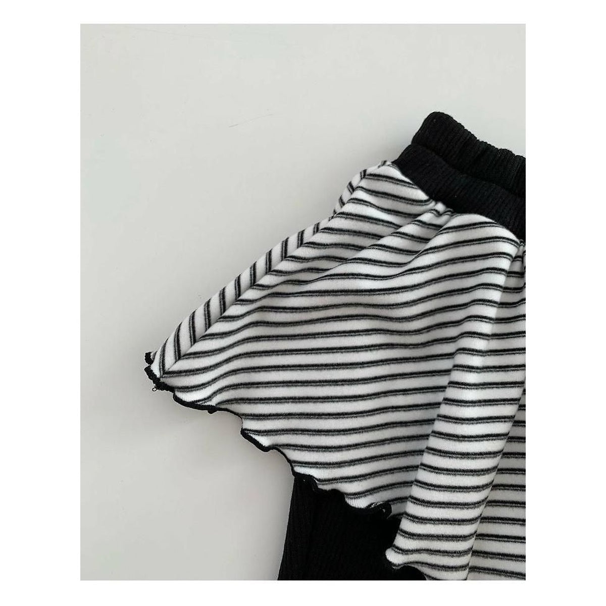 O.O.O ぽってプリルブーツカットパンツ