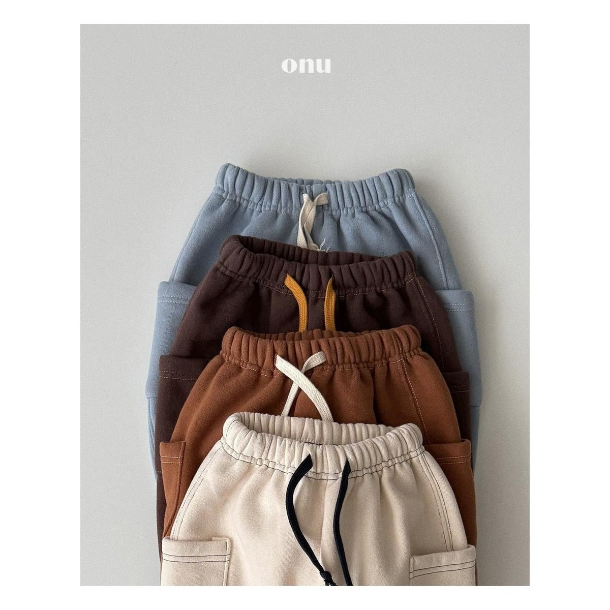 ONU ポケットふわふわジョガーパンツ