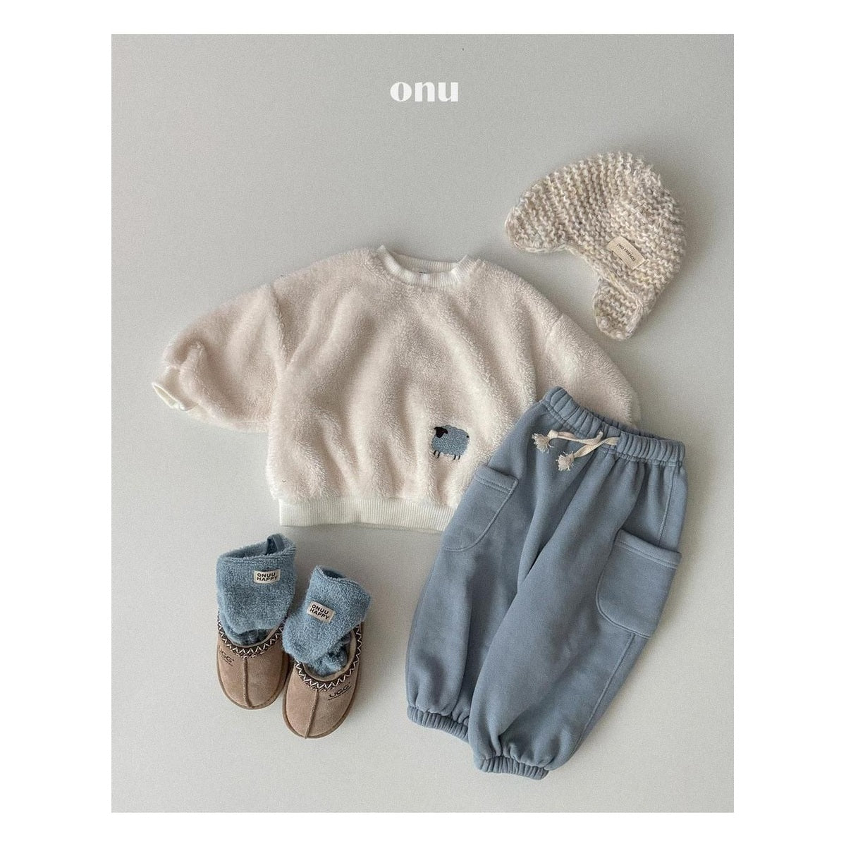 ONU ポケットふわふわジョガーパンツ