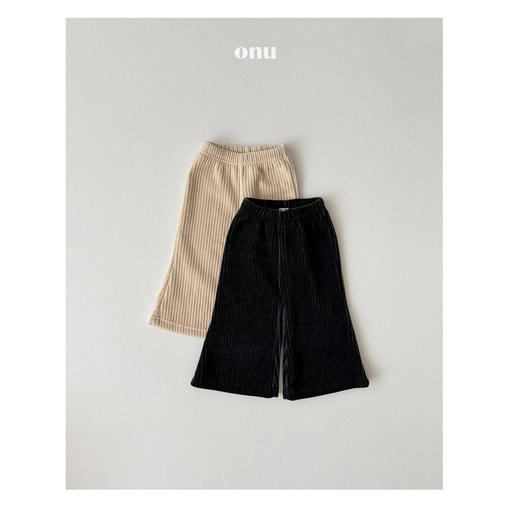 ONU ボリュームリブパンツ