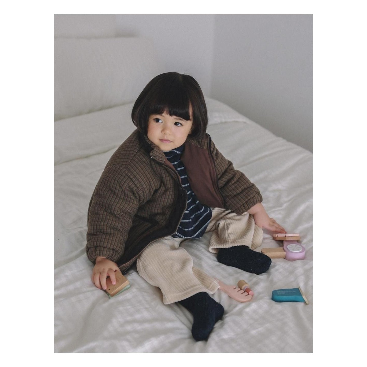 ONU ボリュームリブパンツ