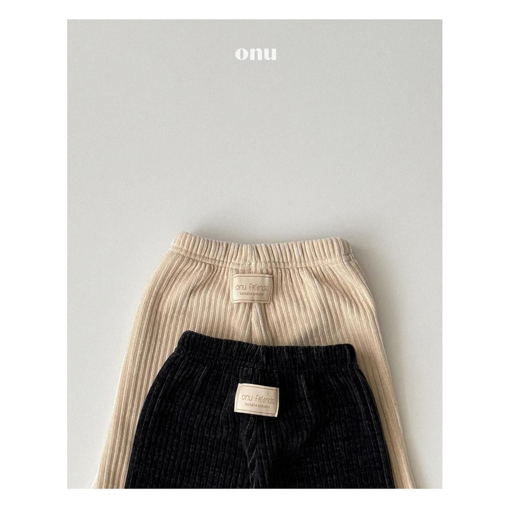 ONU ボリュームリブパンツ