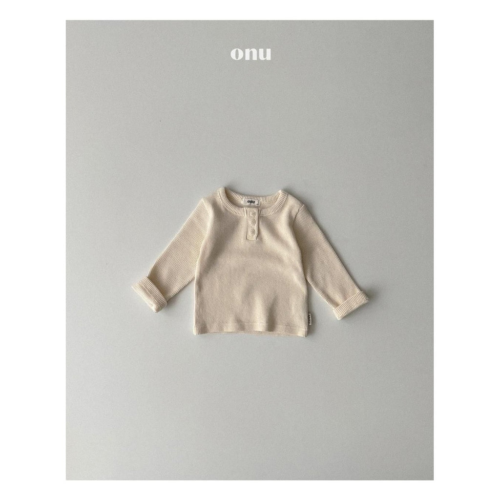 ONU クロッフルボタンTシャツ